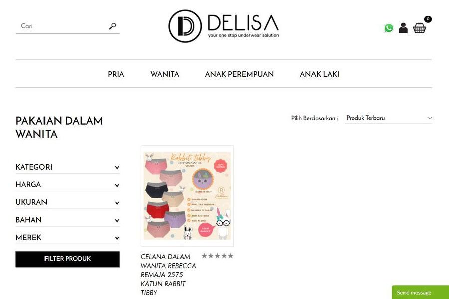 Delisa Group - Kategori Produk (Wanita)